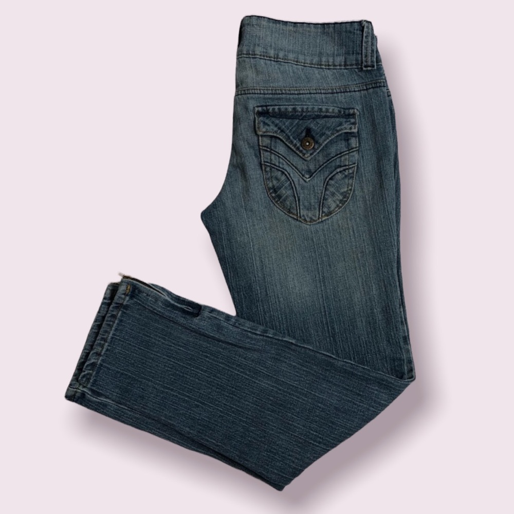 Vintage lei Jeans, “Skinny leg” with Ankle Zippers - Picture 4 of 16